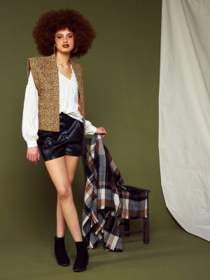 Дамски кожени панталони макси размер