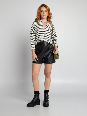 Дамски кожени панталони макси размер