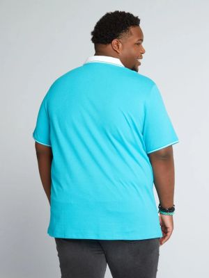 Голям номер мъжка блуза с къс ръкав