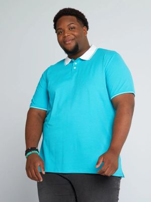 Голям номер мъжка блуза с къс ръкав