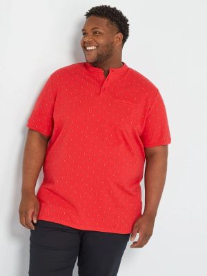 Голям номер мъжка блуза с къс ръкав