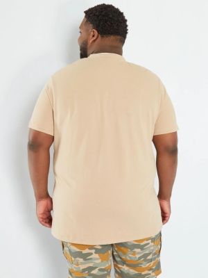 Голям номер мъжка блуза с къс ръкав