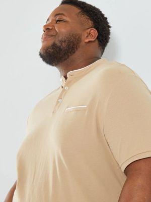 Голям номер мъжка блуза с къс ръкав