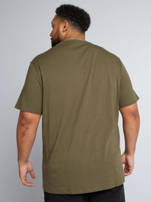 Голям размер мъжка тениска