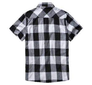 Голям размер мъжка риза с къс ръкав