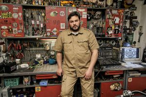 Винтидж риза с къс ръкав 