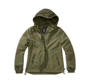 Дамска ветровка с качулка голям размер