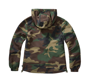 Дамска ветровка с качулка голям размер