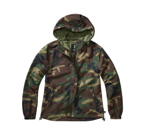 Дамска ветровка с качулка голям размер