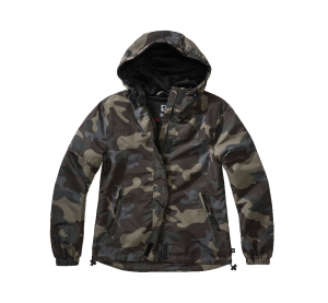 Дамска ветровка с качулка голям размер