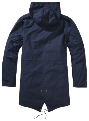 Голям размер мъжка парка с подплата и качулка