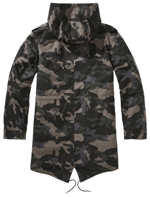 Голям размер мъжка парка с подплата и качулка