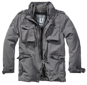 Голям размер мъжка парка с махаща се подплата