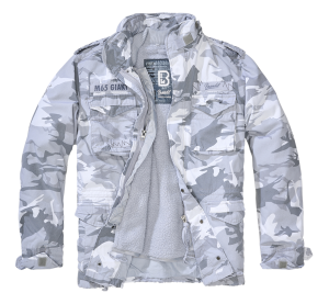 Голям размер мъжка парка с махаща се подплата.