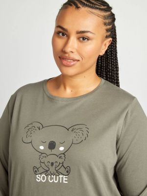 Дамска пижама голям размер