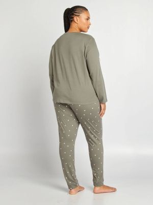 Дамска пижама голям размер