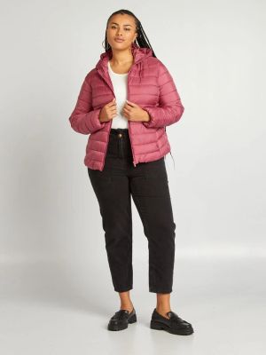 🧥 Дамско леко пухено яке с качулка – до 6XL