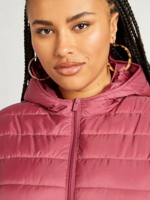 🧥 Дамско леко пухено яке с качулка – до 6XL