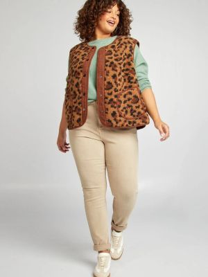 Голям размер дамски шерпа елек