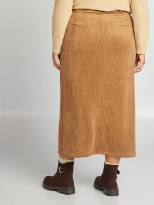 Дълга кадифена пола