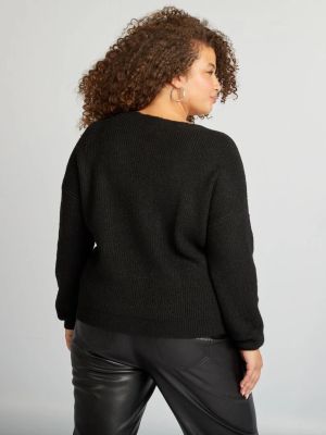 Голям  размер дамска жиелетка с копчета