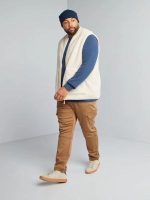 🤍 Мъжки ватиран елек – до 6XL