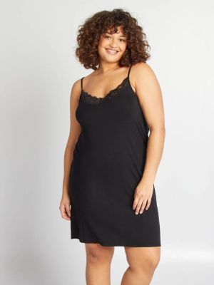 Голям размер дантелена нощница 