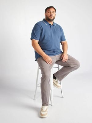 Голям номер мъжка блуза с къс ръкав