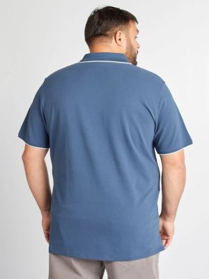 Голям номер мъжка блуза с къс ръкав