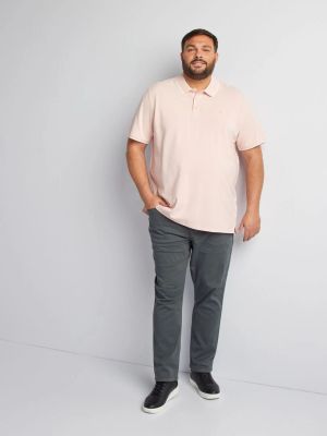 Голям номер мъжка блуза с къс ръкав