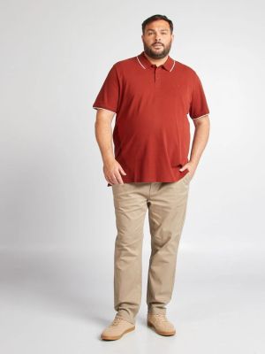 Голям номер мъжка блуза с къс ръкав