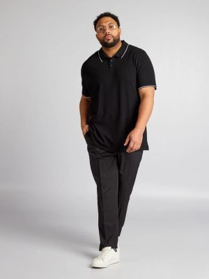 Голям номер мъжка блуза с къс ръкав