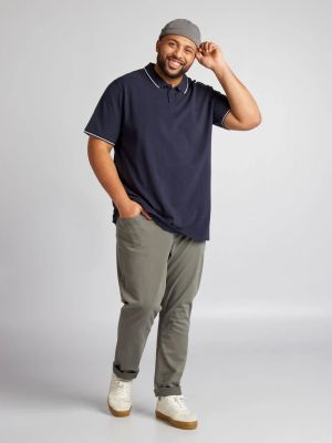 Голям номер мъжка блуза с къс ръкав