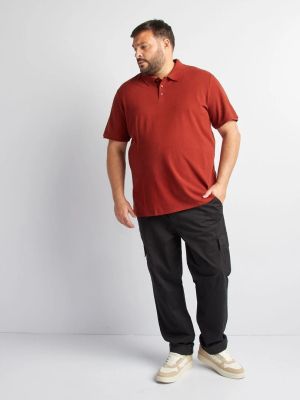 Голям номер мъжка блуза с къс ръкав