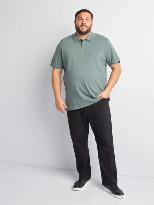 Голям номер мъжка блуза с къс ръкав