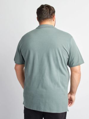 Голям номер мъжка блуза с къс ръкав