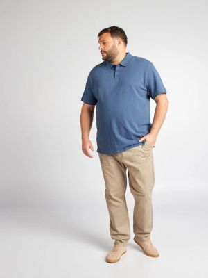 Голям номер мъжка блуза с къс ръкав