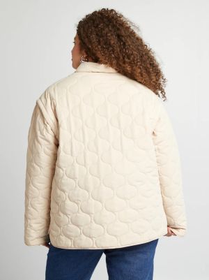 Капитонирано пухено яке със свалящи се ръкави