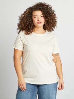 Голям размер дамска тениска 100% памук