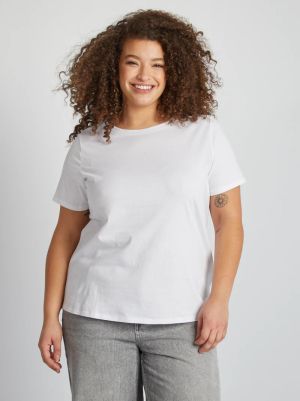 Голям размер дамска тениска 100% памук