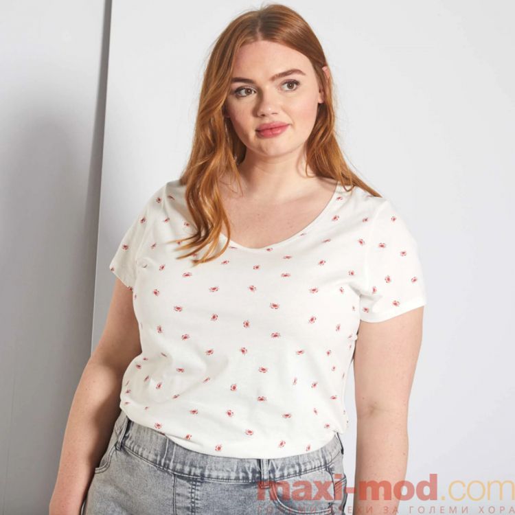 Дамска тениска макси размер