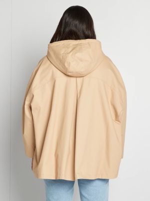 Дамско яке с качулка голям размер