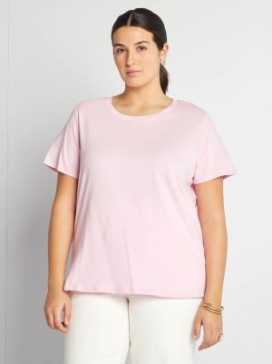 Голям размер дамска тениска 100% памук