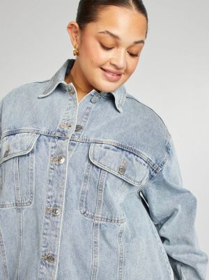 Макси размер дамско дънково яке