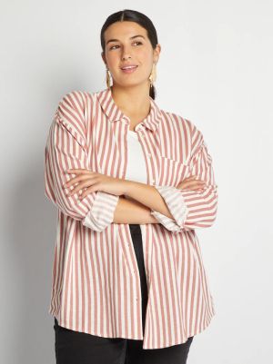 Дамска ленена риза голям размер