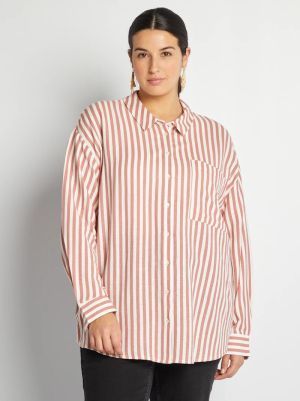 Дамска ленена риза голям размер