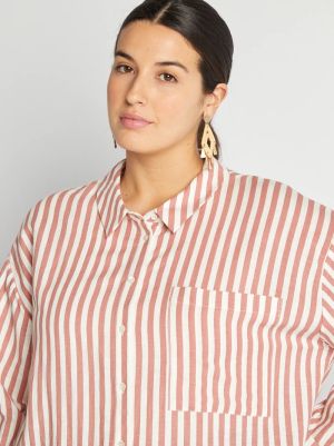 Дамска ленена риза голям размер