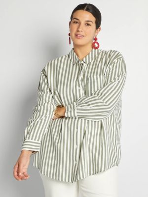 Дамска ленена риза голям размер