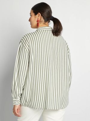 Дамска ленена риза голям размер