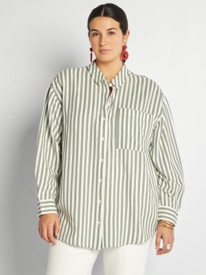 Дамска ленена риза голям размер